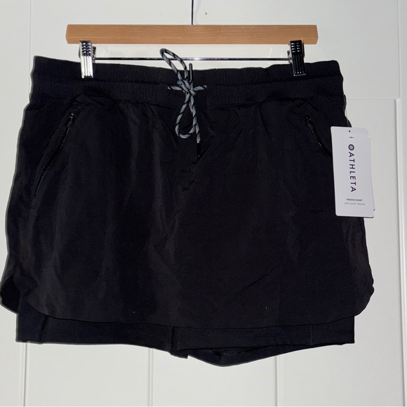 Athleta Trekkie Skort Women 14 Athletic Walking Running Hiking Trails Summer NEW - Picture 1 of 13